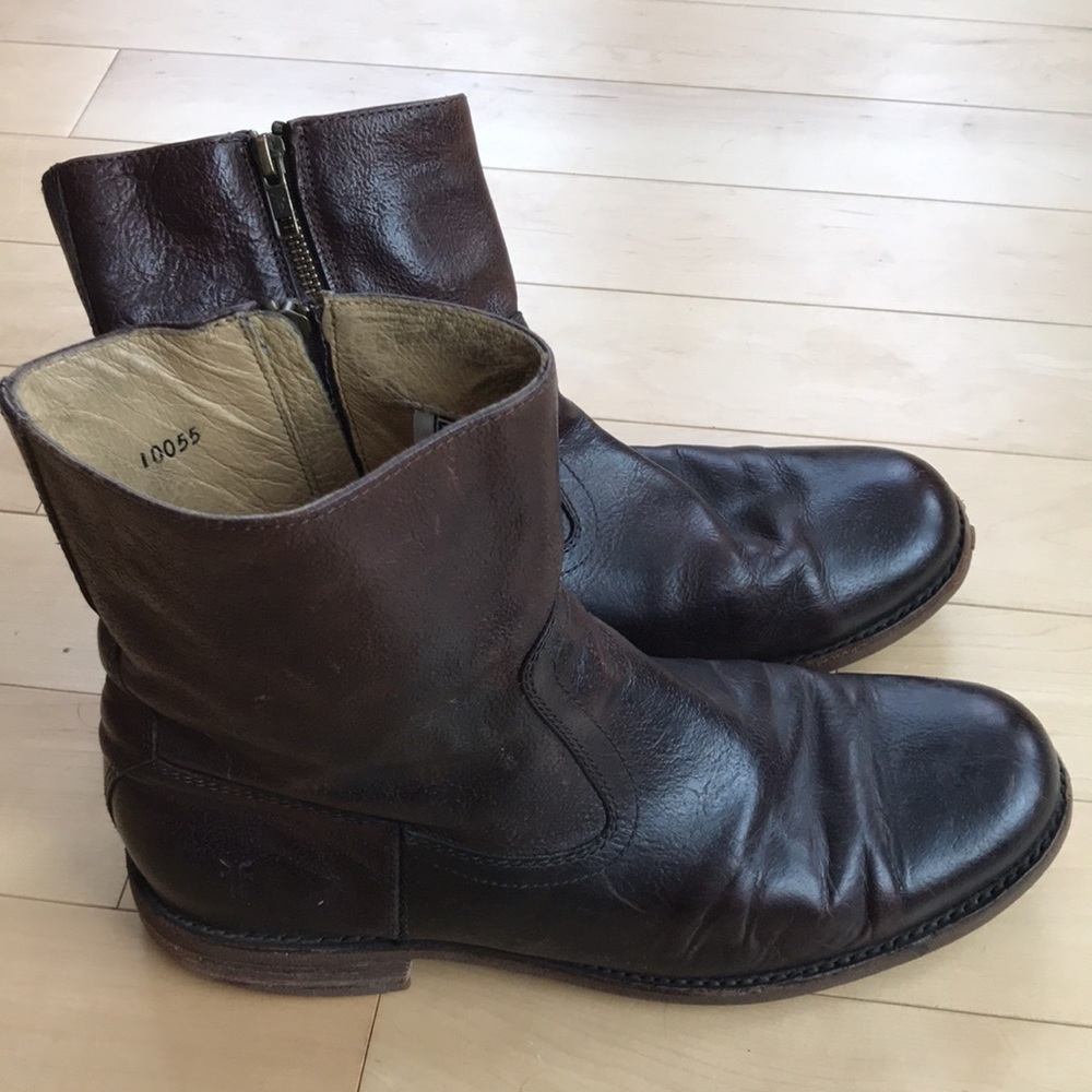 Frye Zip Ankle Boots